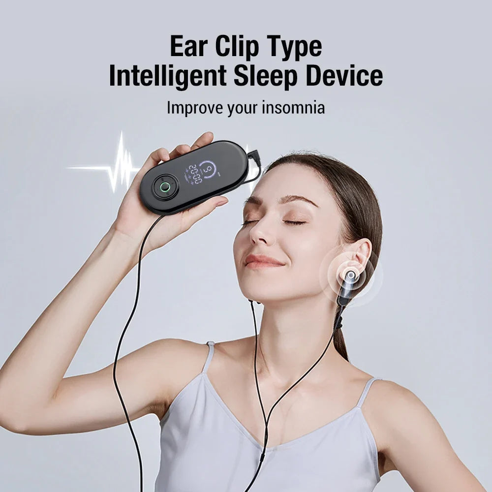 Microcurrent Ear Clips Rechargeable & Adjustable Intensity