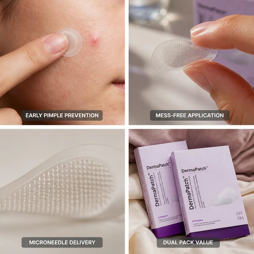 Microneedle Patches Targeted Delivery & Mess-Free Set of 2