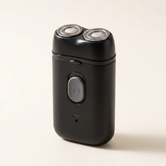 Mini Electric Shaver Dual Floating Foil Cordless Travel