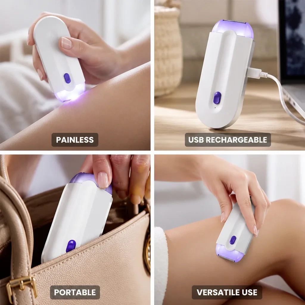 Mini Epilator Painless Touch-Free USB Rechargeable