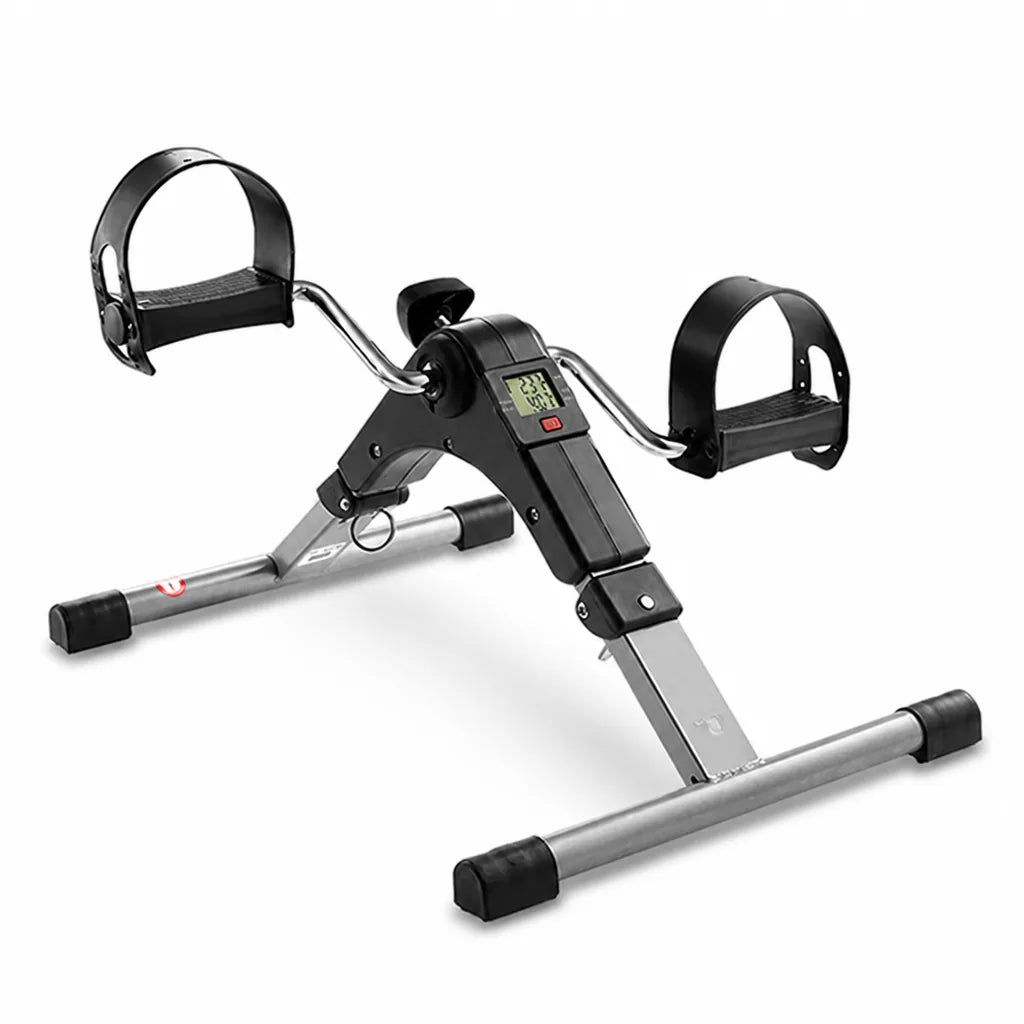 Mini Exercise Bike Foldable Compact Adjustable Resistance Built In Counter