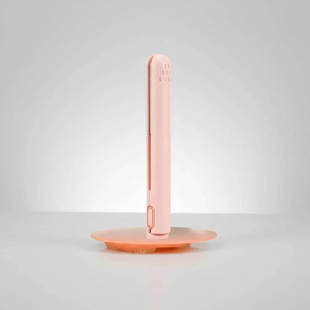 Mini Hair Straightener Cordless USB Rechargeable Ceramic Plates