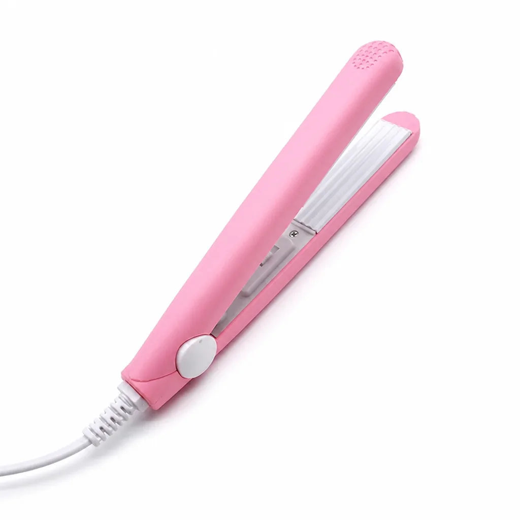 Mini Hair Styler 2-In-1 Straightener & Curler Tourmaline Ceramic