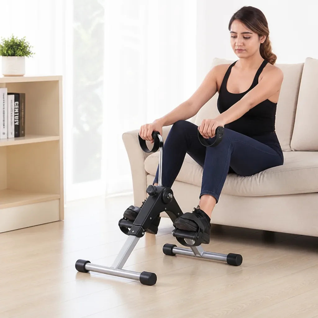 Mini Pedal Exerciser Foldable & Non-Slip Pedals
