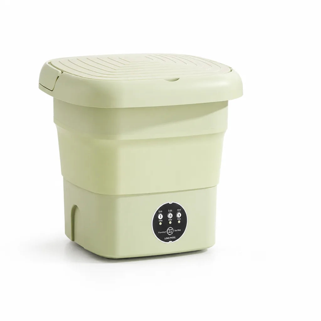 Mini Washer Foldable Space-Saving Three Wash Modes & Spin Dry