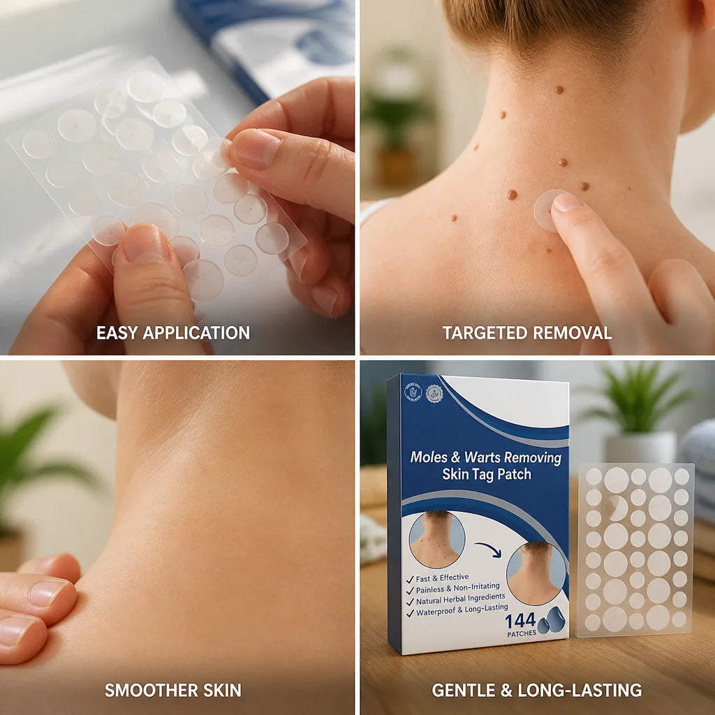 Mole & Wart Removal Patch Advanced Adhesive Targeted Treatment