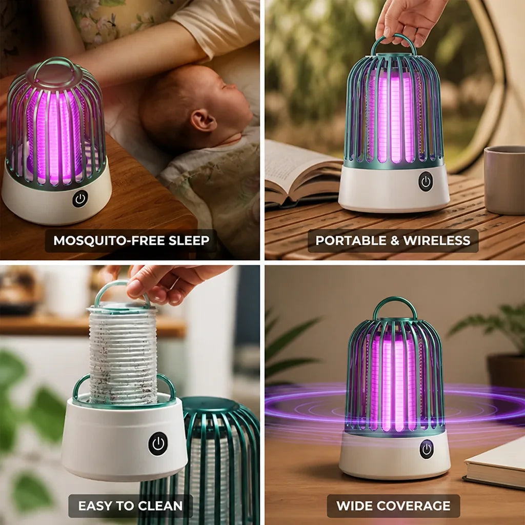 Mosquito Trap UV Light Rechargeable 12-Hour