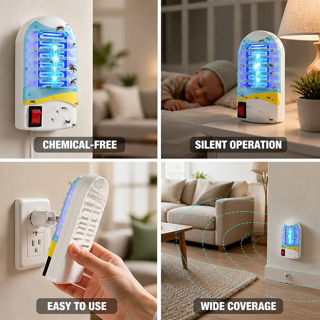 Mosquito Zapper UV Light Chemical-Free 497 Sq Ft Coverage