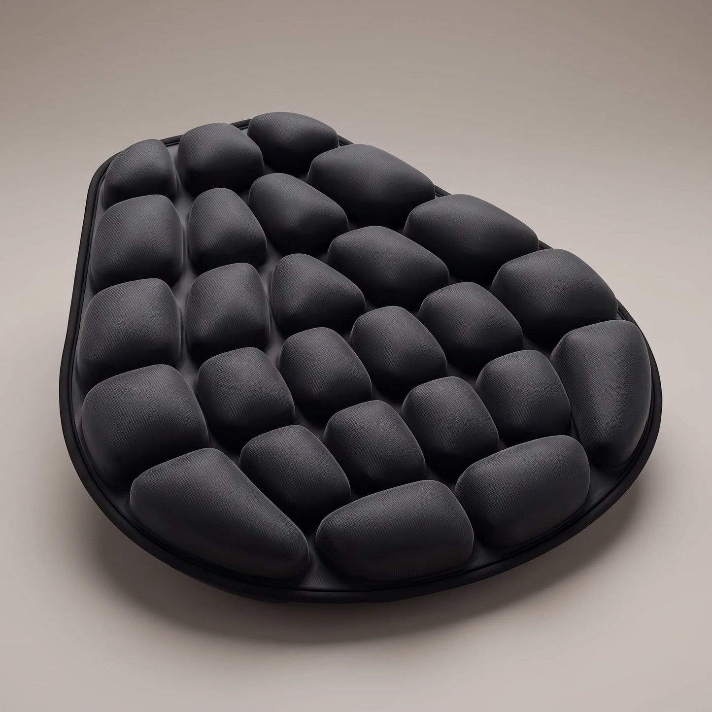 Motorcycle Seat Cushion Inflatable Ventilated Cells Adjustable Straps