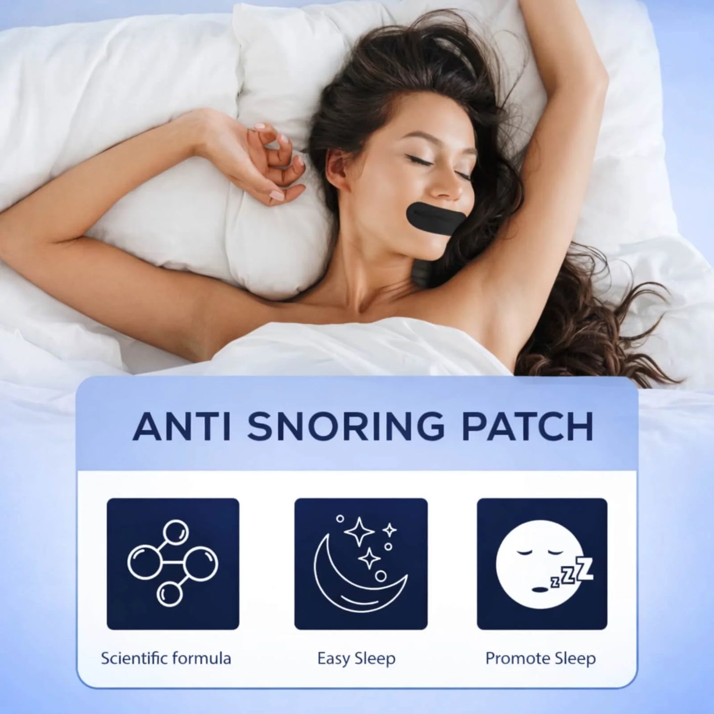 Mouth Tape Breathable Center Gentle Adhesive Multi-Pack