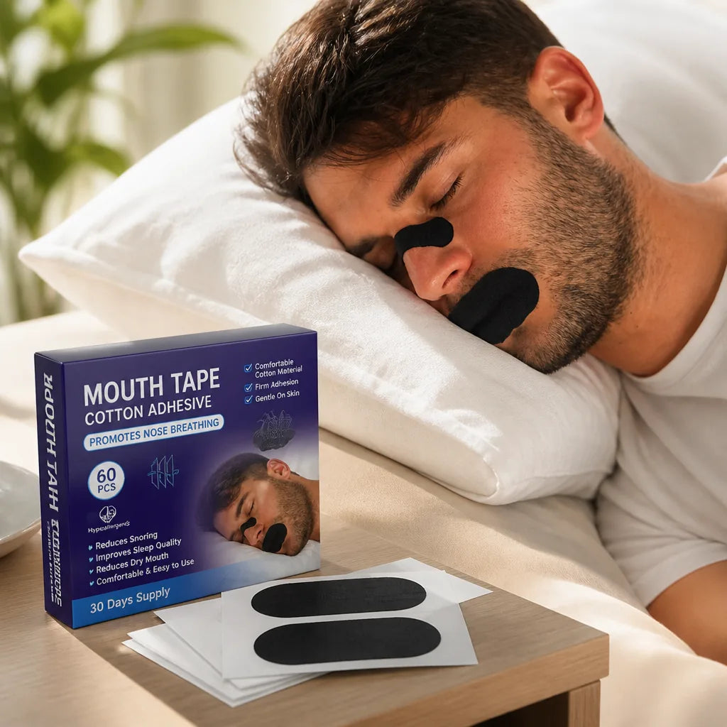 Mouth Tape Cotton Adhesive Promotes Nose Breathing