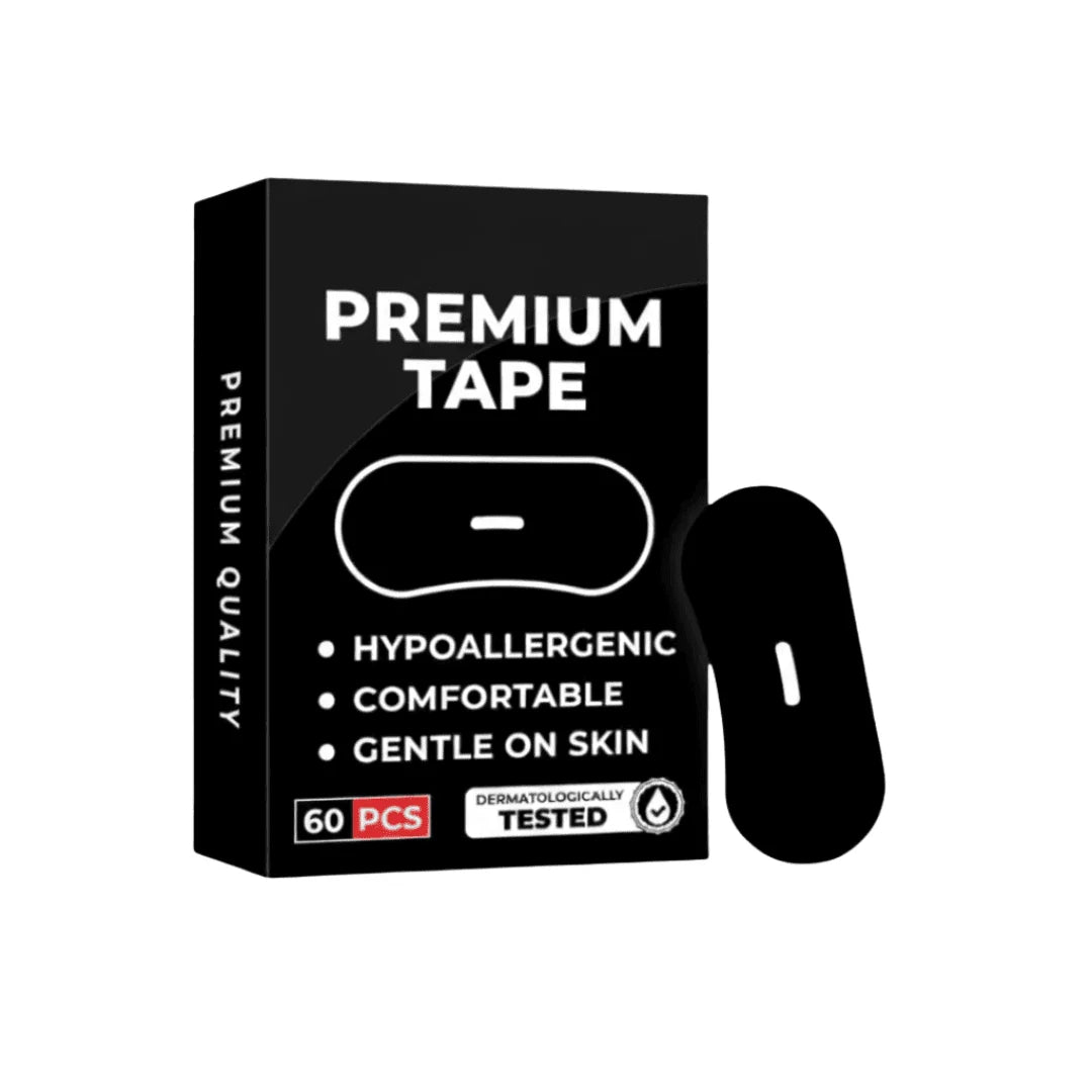 Mouth Tape Strips Cotton Hypoallergenic Latex-Free