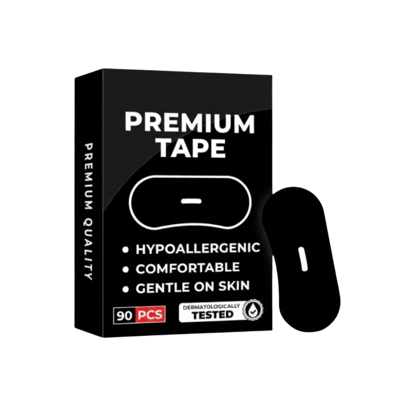 Mouth Tape Strips Cotton Hypoallergenic Latex-Free
