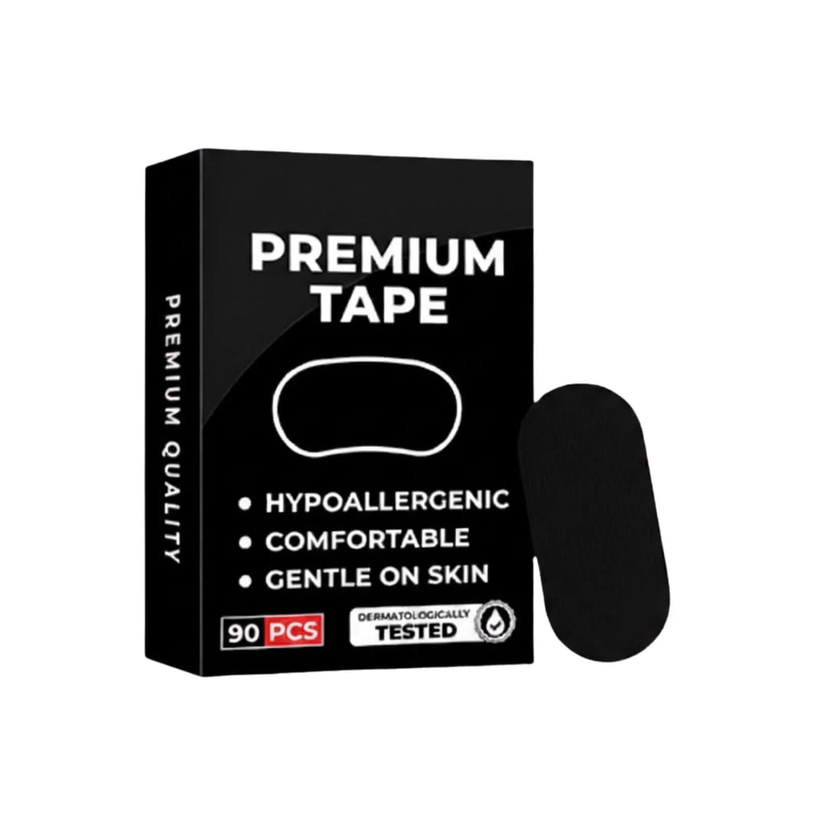 Mouth Tape Strips Cotton Hypoallergenic Latex-Free