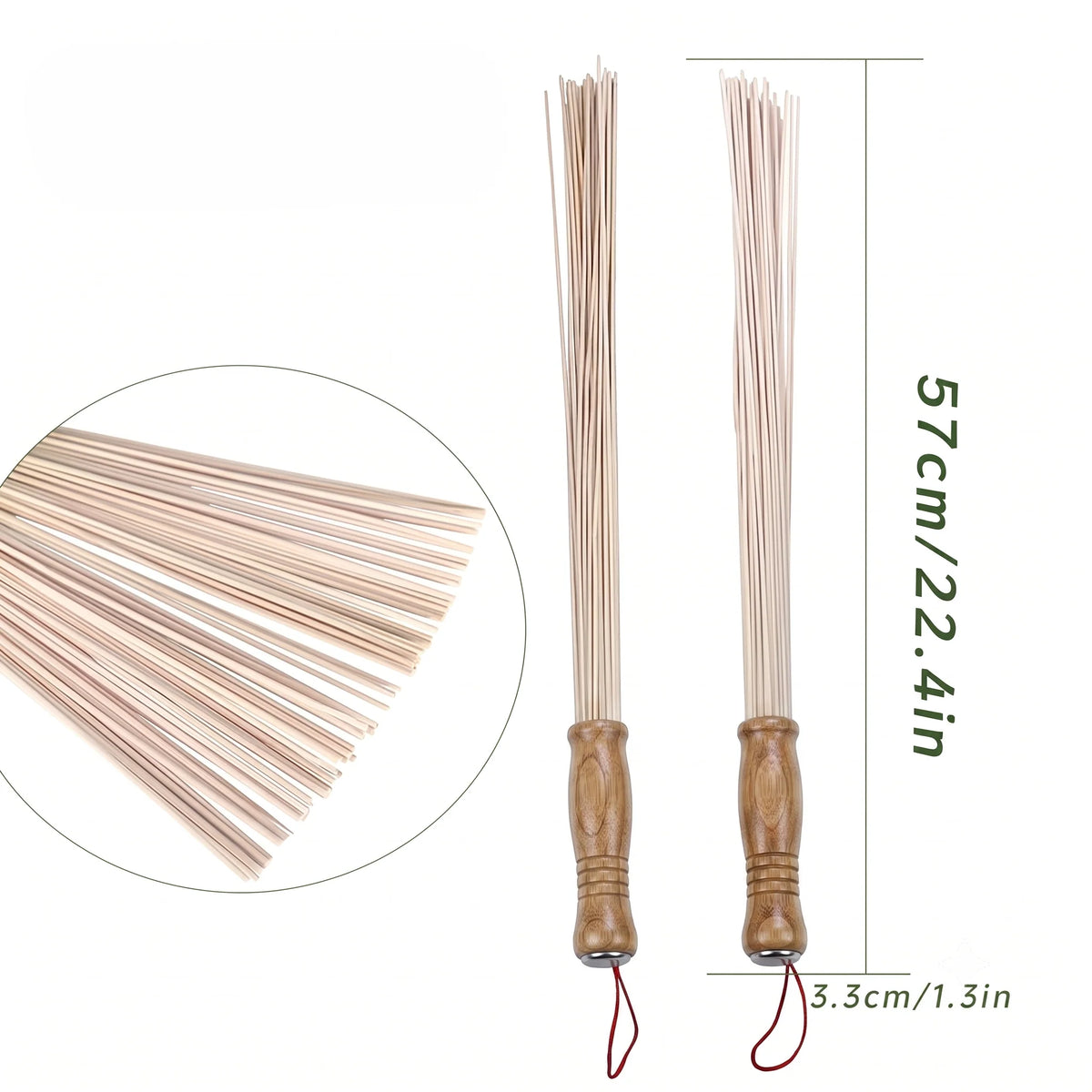 Muscle Massage Roller Bamboo Textured Portable