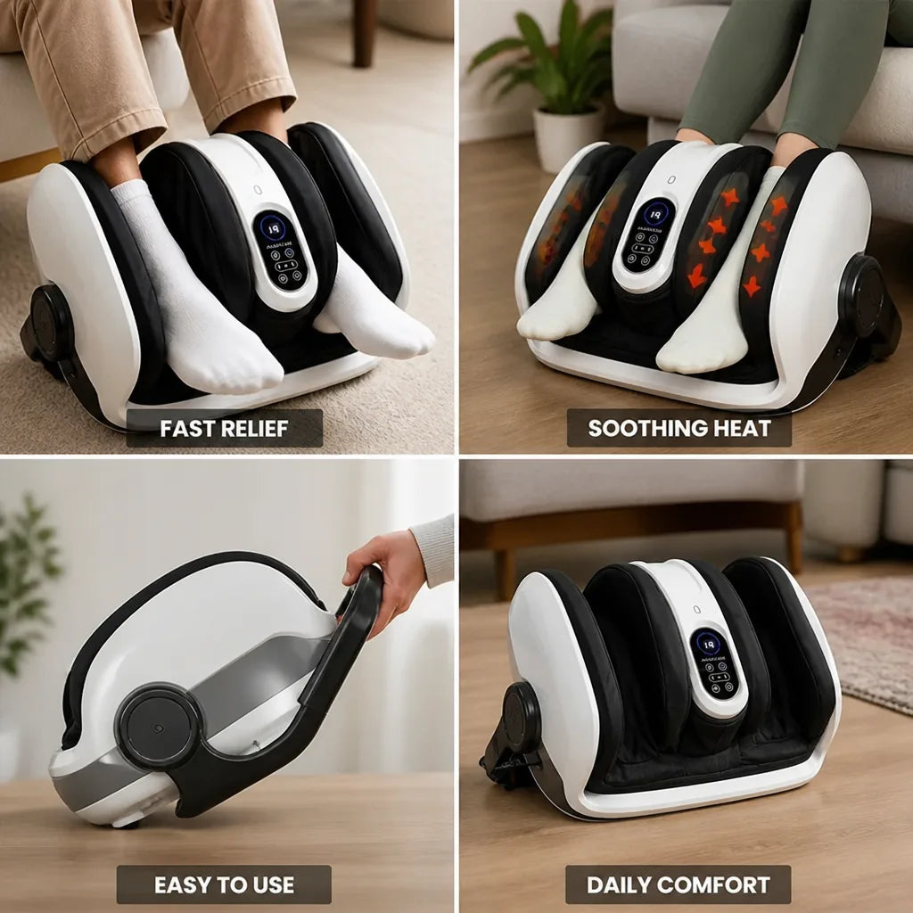 Muscle Stimulator Rechargeable & Adjustable 20-Min Relief