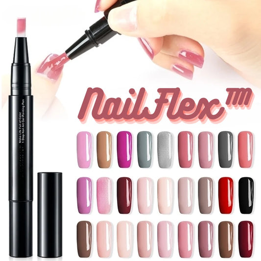 Nail Art Pen One-Step Gel Soft Brush & Twist Applicator
