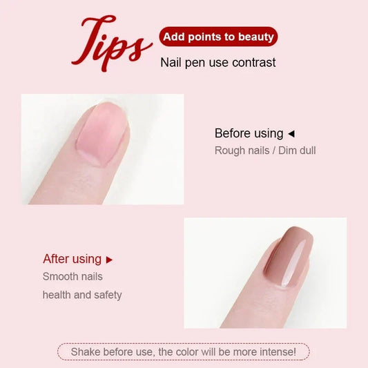 Nail Art Pen One-Step Gel Soft Brush & Twist Applicator