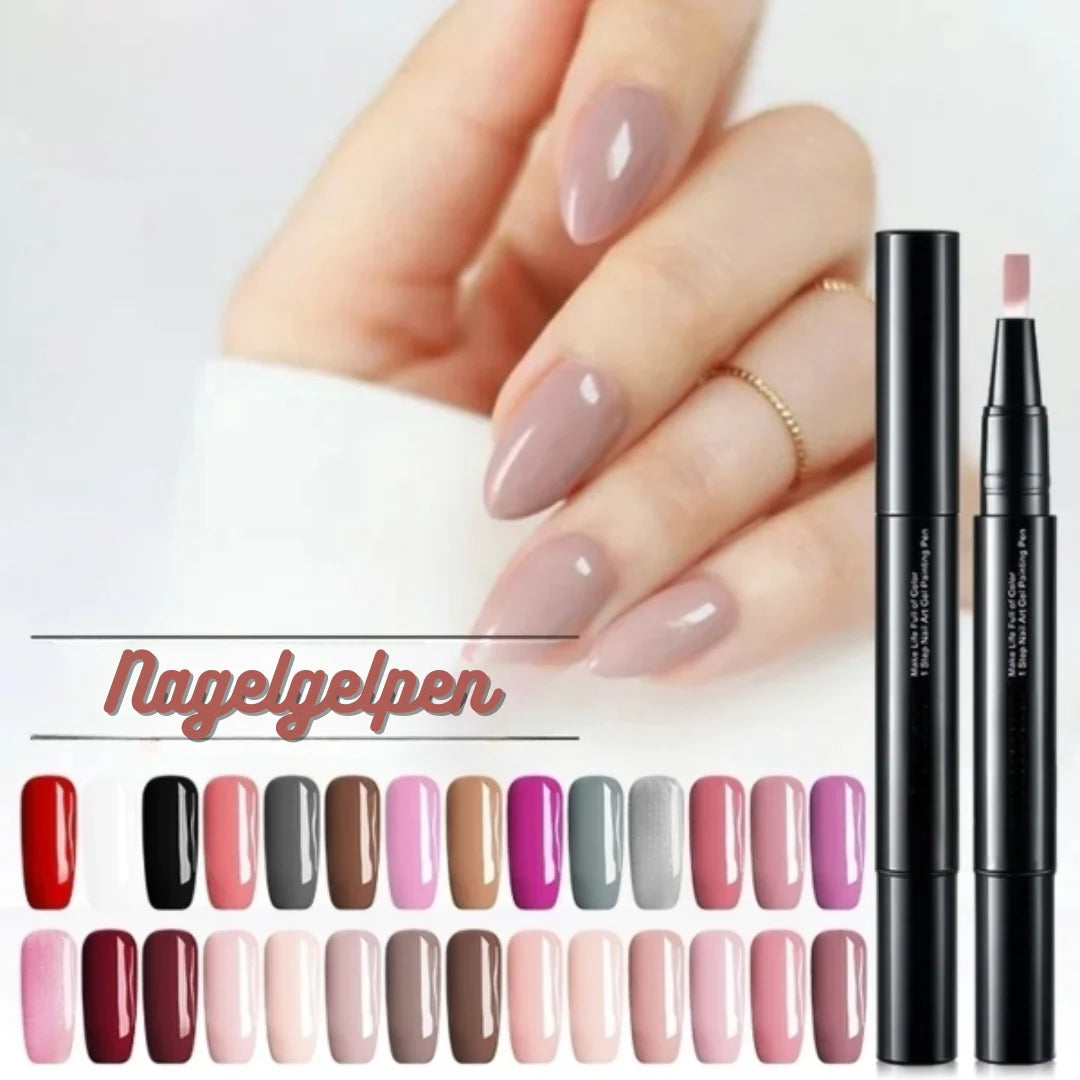 Nail Art Pen One-Step Gel Soft Brush & Twist Applicator