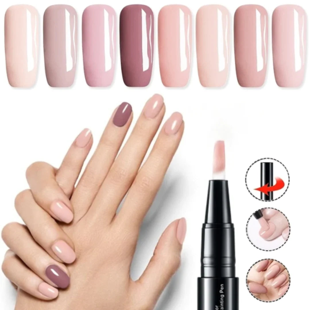Nail Art Pen One-Step Gel Soft Brush & Twist Applicator