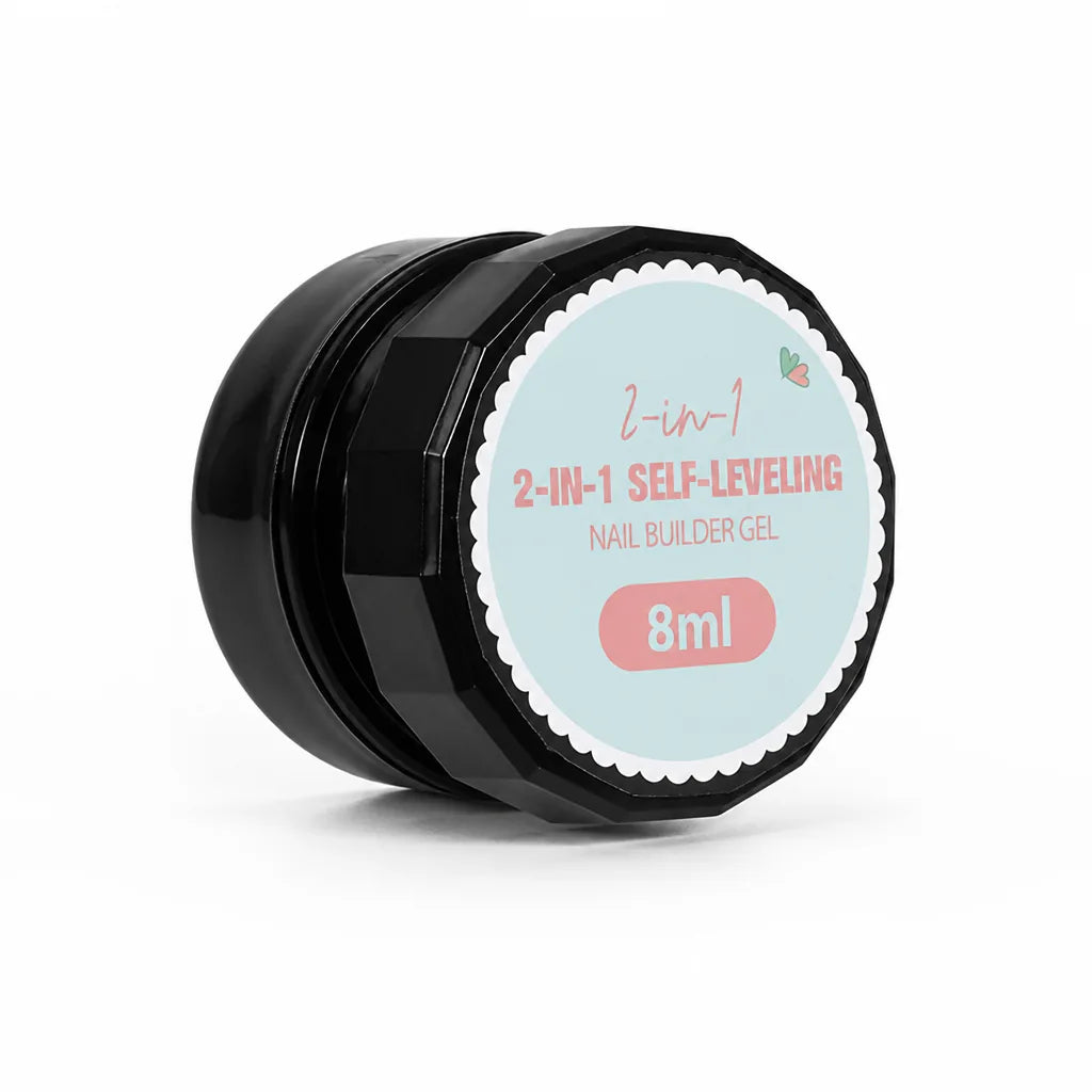 Nail Builder Gel Self-Leveling 2-in-1 Crystal Clear 8ml