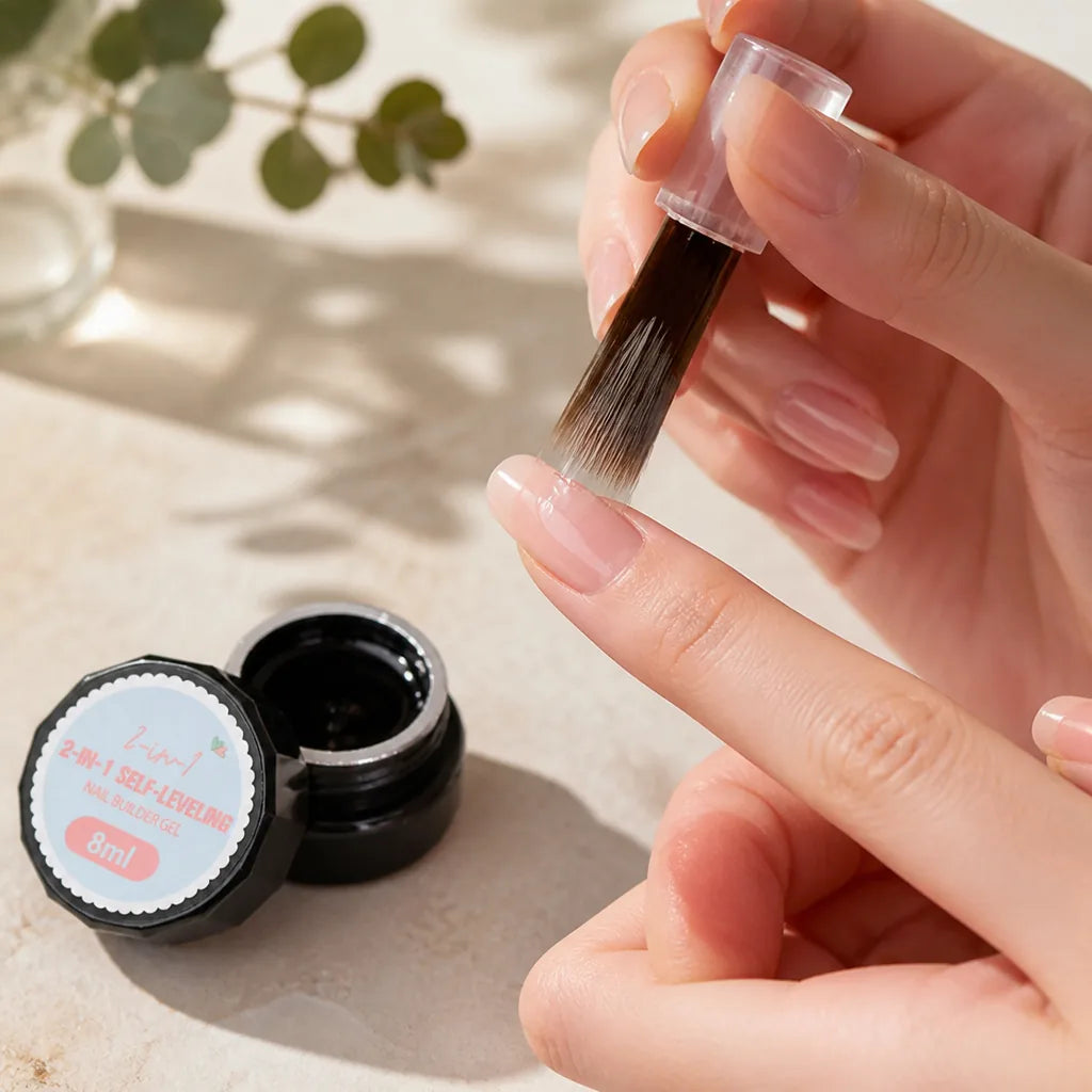 Nail Builder Gel Self-Leveling 2-in-1 Crystal Clear 8ml