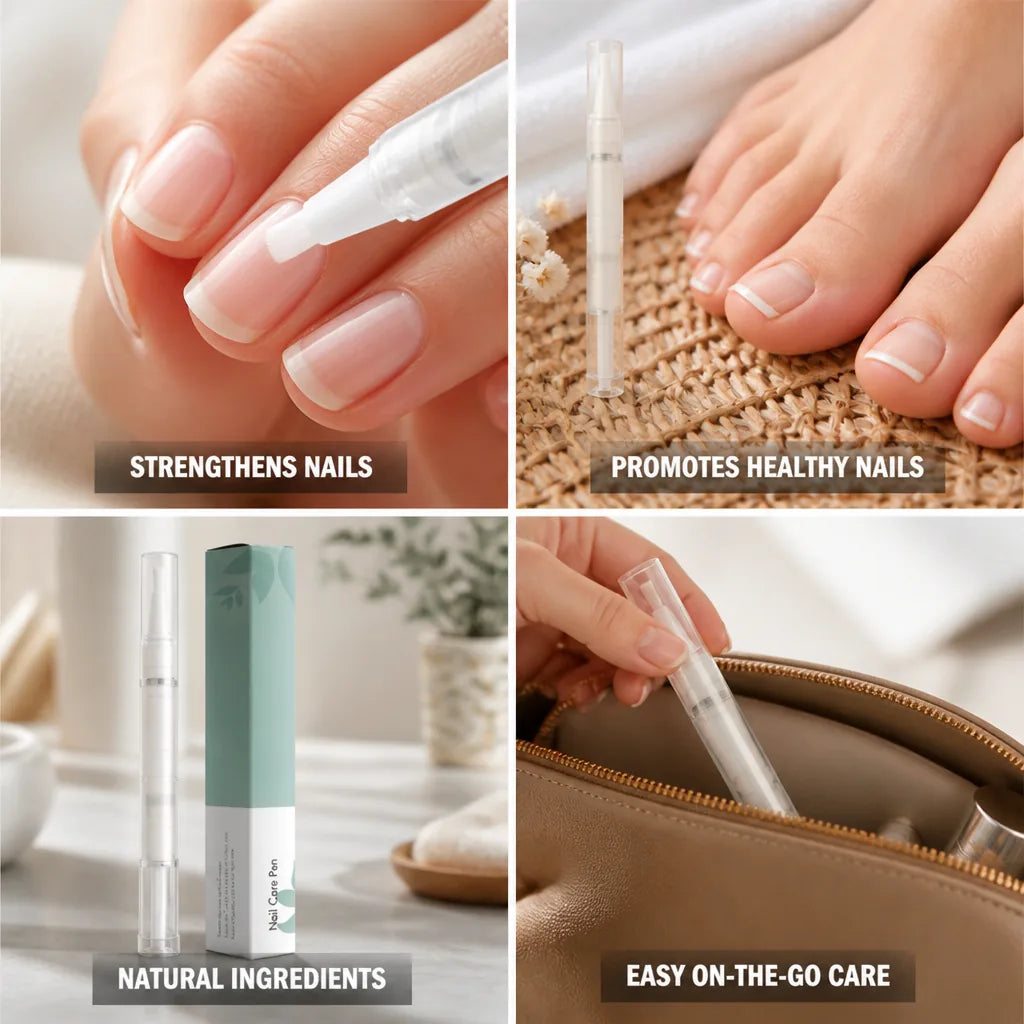 Nail Care Pen Organic Strengthening Set of 3