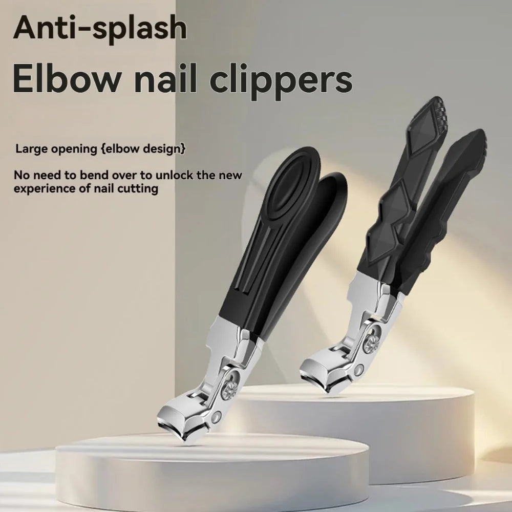 Nail Clipper Set 3-Piece Angled Head & Textured Grip