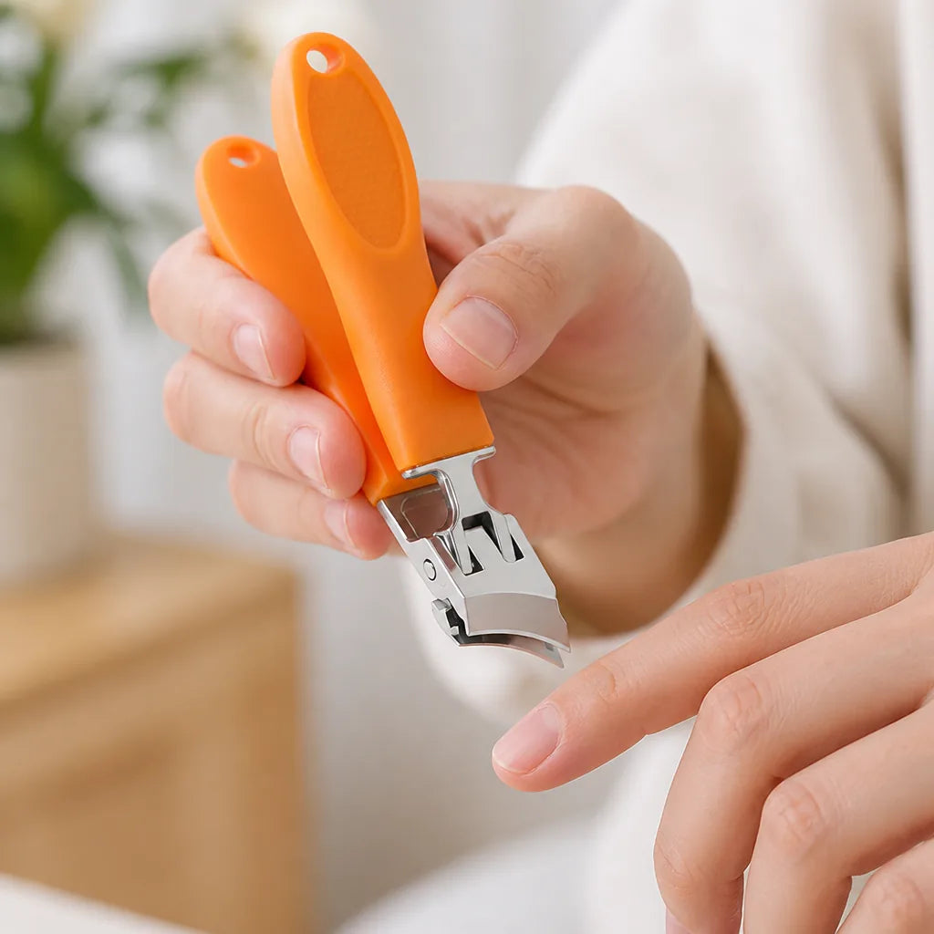 Nail Clipper Wide Opening & Splash Guard
