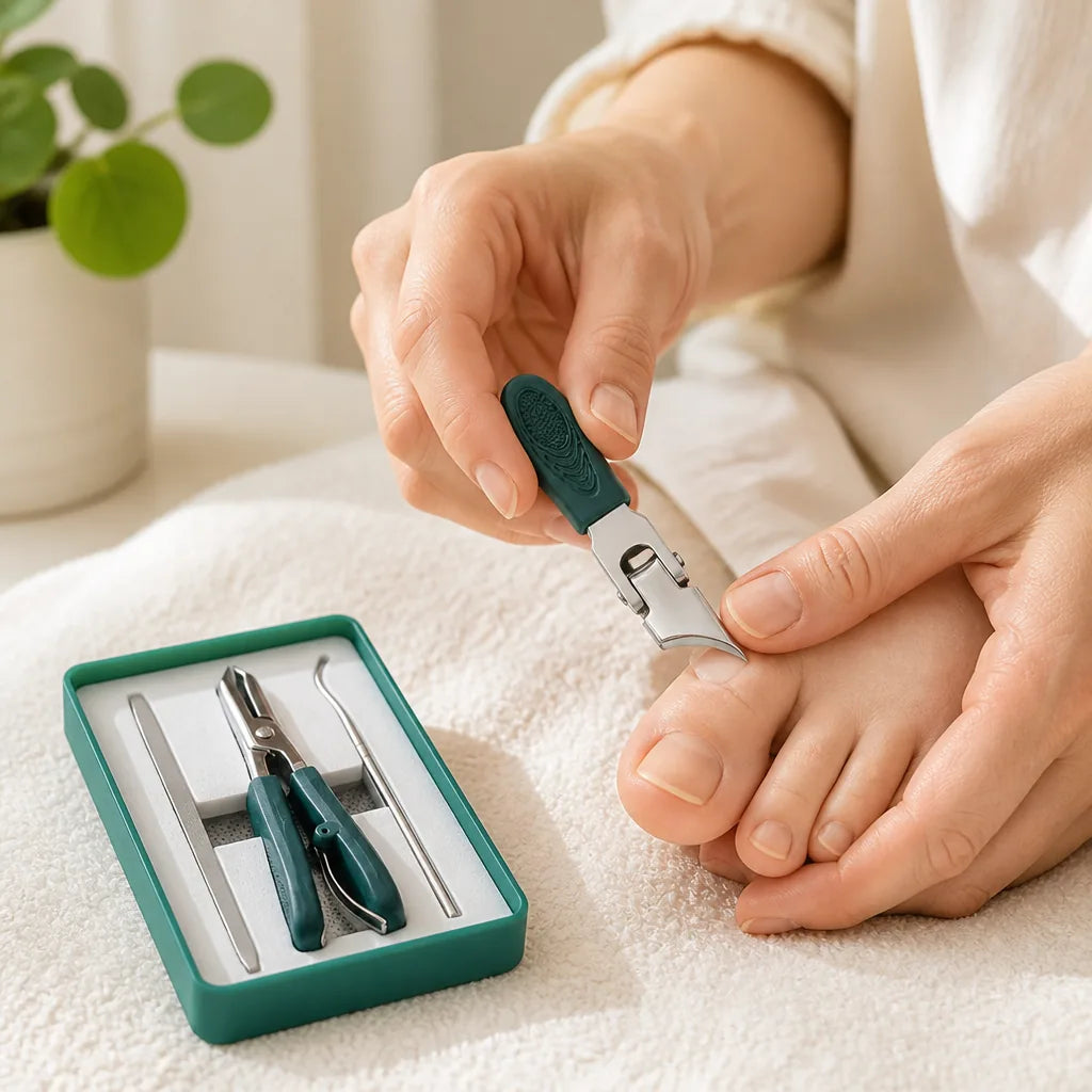 Nail Clippers Angled Blade For Thick & Ingrown Nails