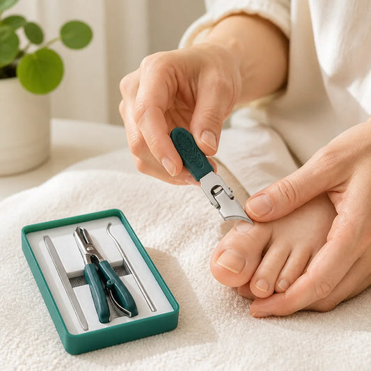 Nail Clippers Angled Blade For Thick & Ingrown Nails