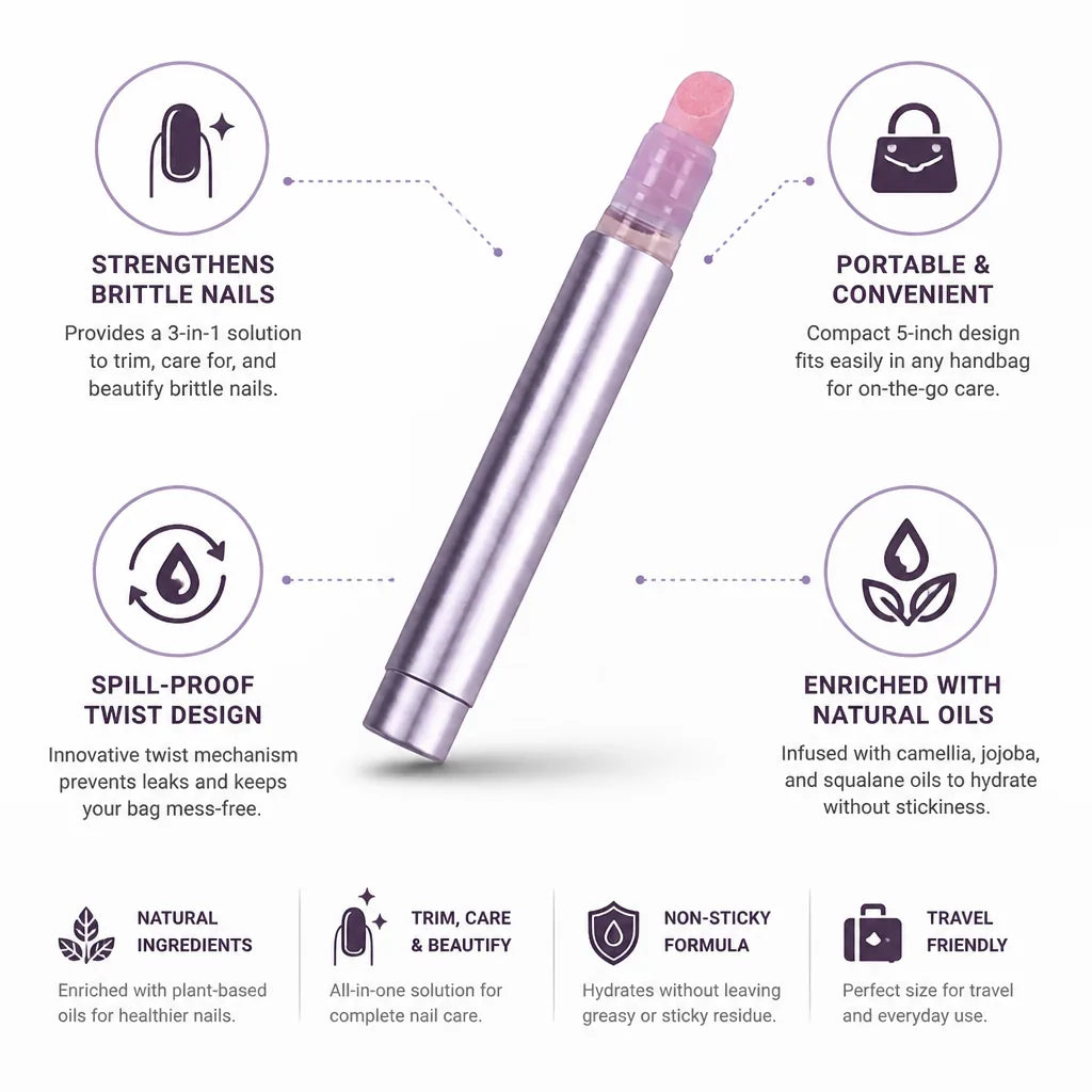 Nail & Cuticle Trimmer 3-in-1 Travel Size