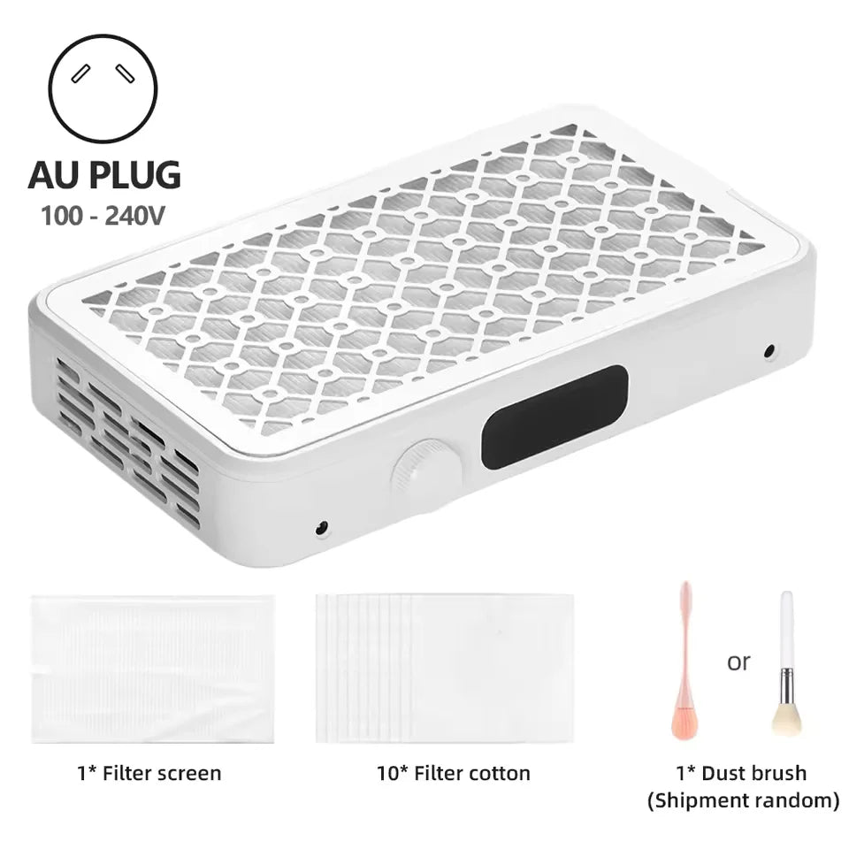 Nail Dust Collector Quiet High-Suction Detachable Filter