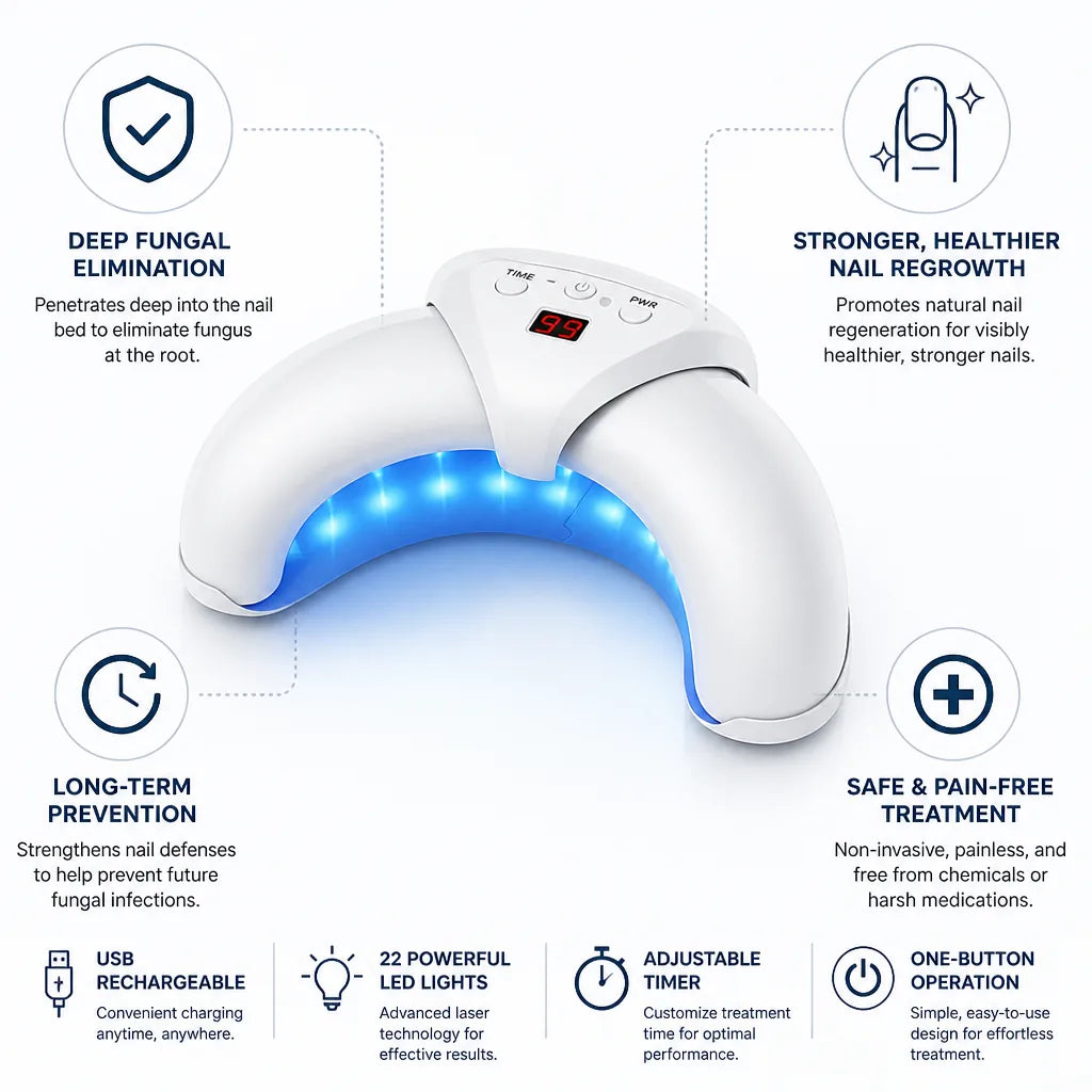 Nail Fungus Laser Low-Level USB Rechargeable