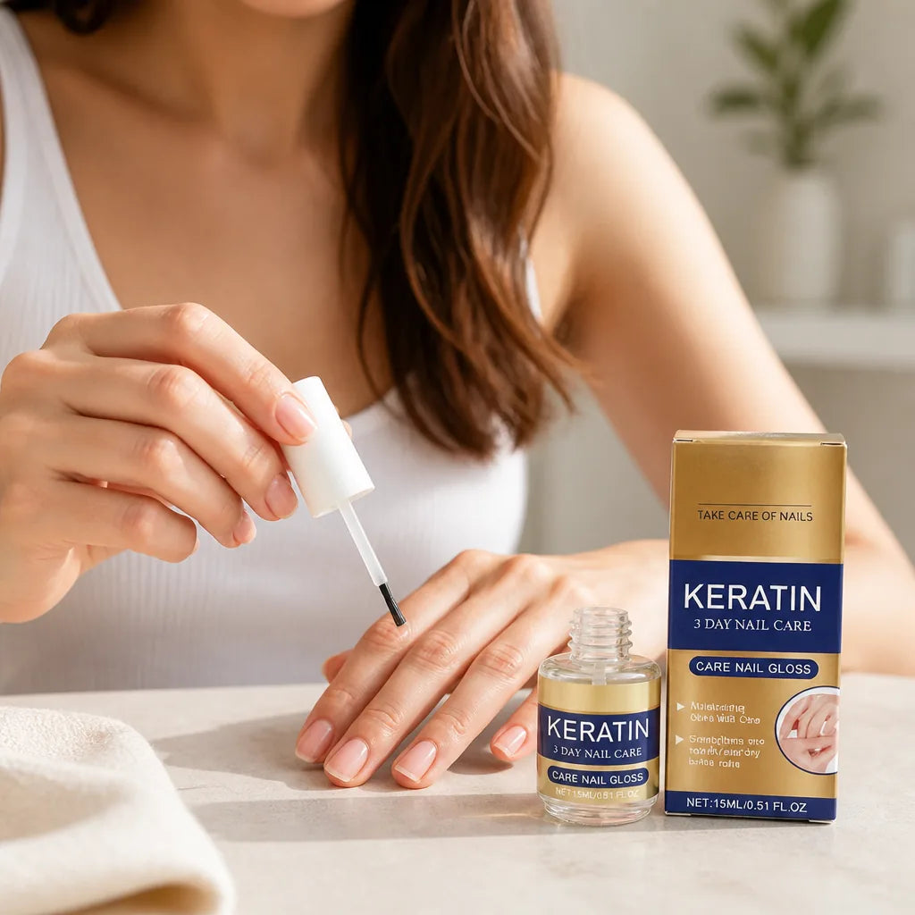 Nail Oil Keratin & Aloe Vera Non-Greasy Fast-Absorbing