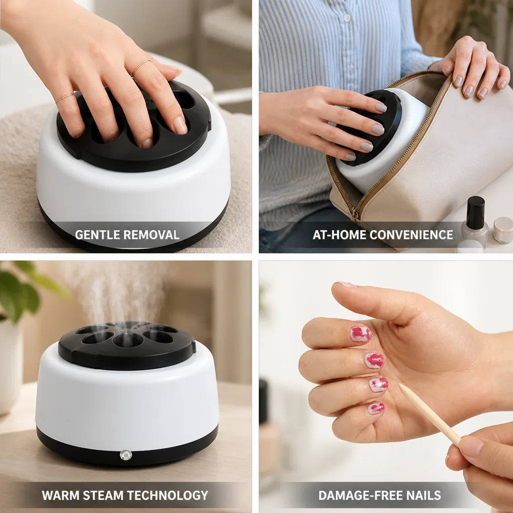 Nail Polish Remover Warm Steam For Gel Acrylic