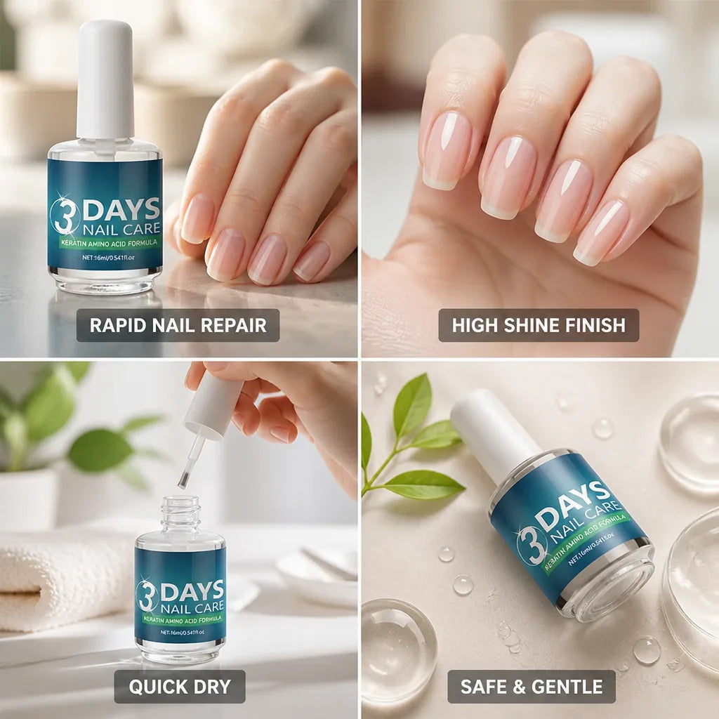 Nail Repair Serum Keratin & Amino Acids Quick-Dry