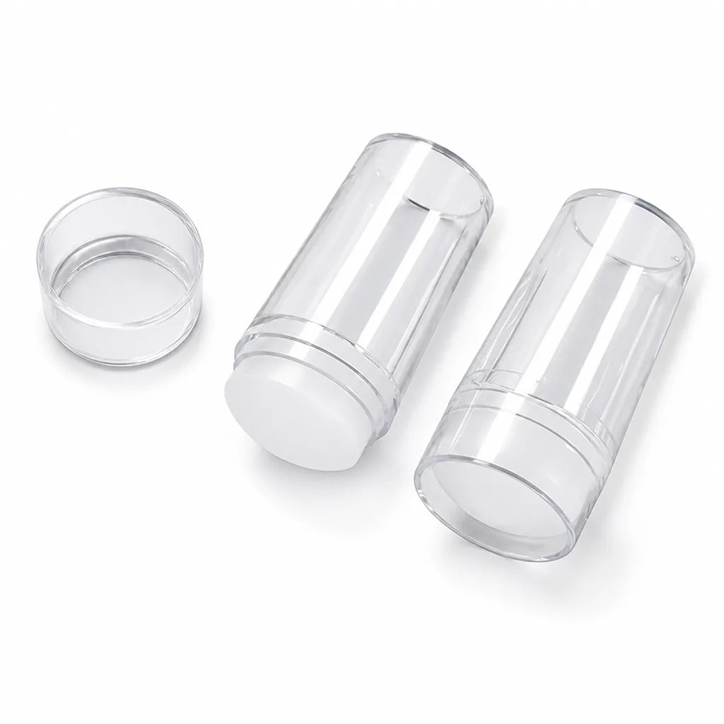 Nail Stamper French Tip Soft Silicone & Scraper