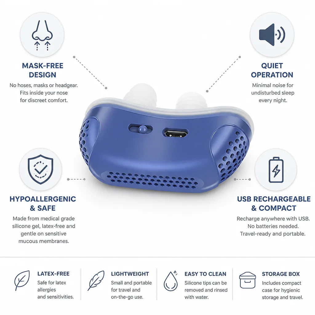Nasal Cannula Mask-Free USB Rechargeable