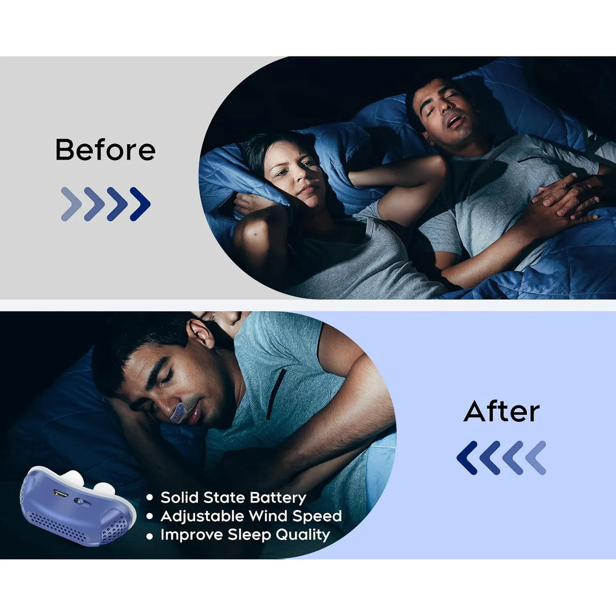 Nasal Dilator Soft Silicone Rechargeable USB