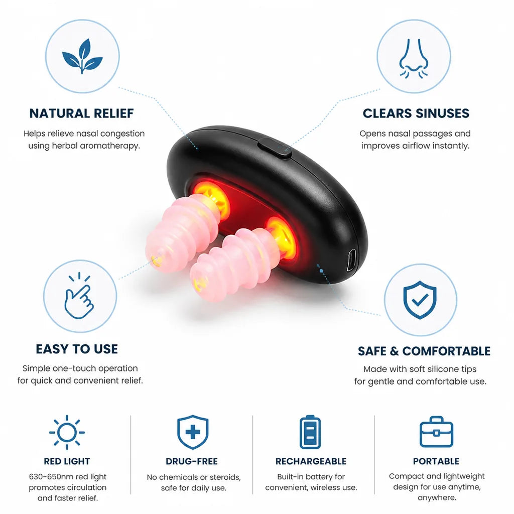 Nasal Inhaler Herbal Aromatherapy Sinus Relief