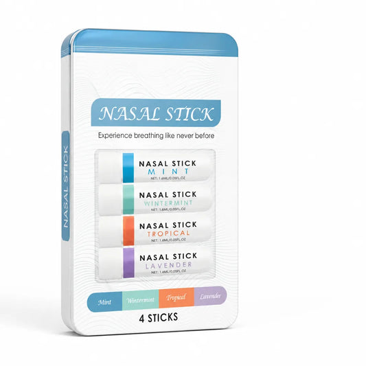Nasal Inhaler Sticks Menthol & Essential Oils Set of 4