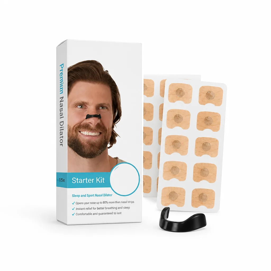Nasal Strip Kit Magnetic Dilator & Applicator 15 Pairs