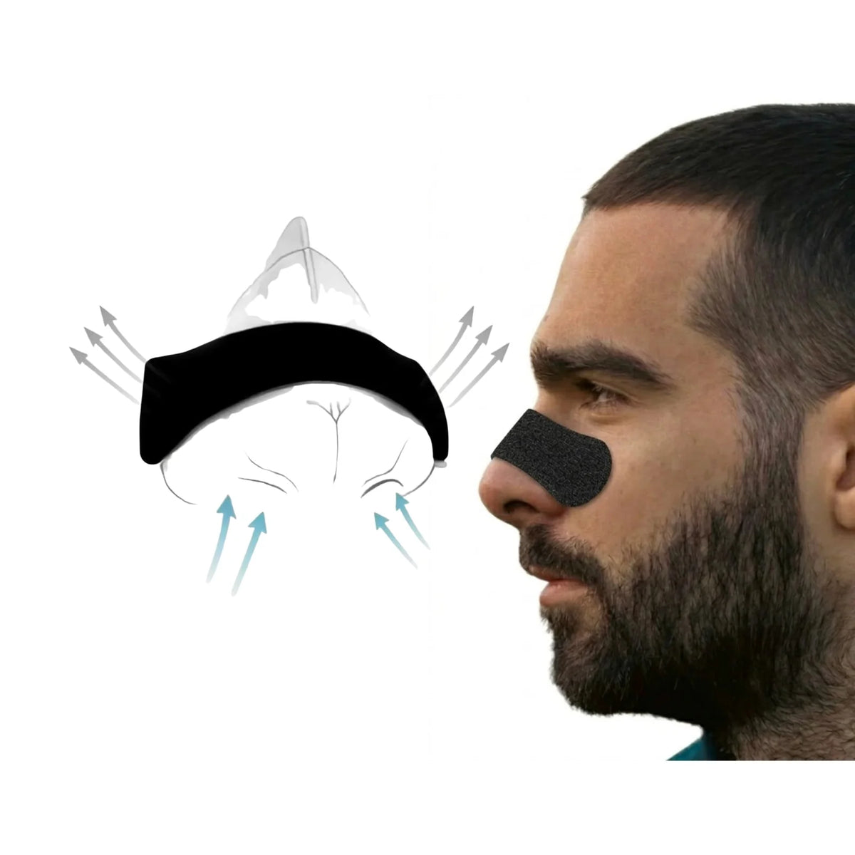 Nasal Strips Breathable Flexible Lift Skin-Friendly Adhesive