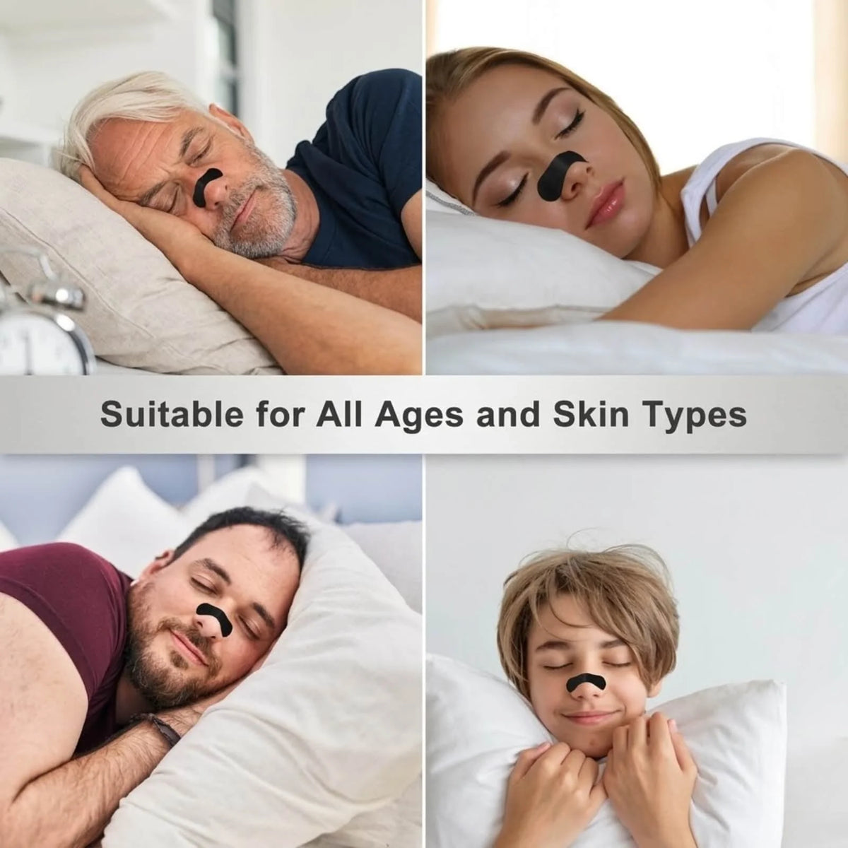 Nasal Strips Breathable Flexible Lift Skin-Friendly Adhesive