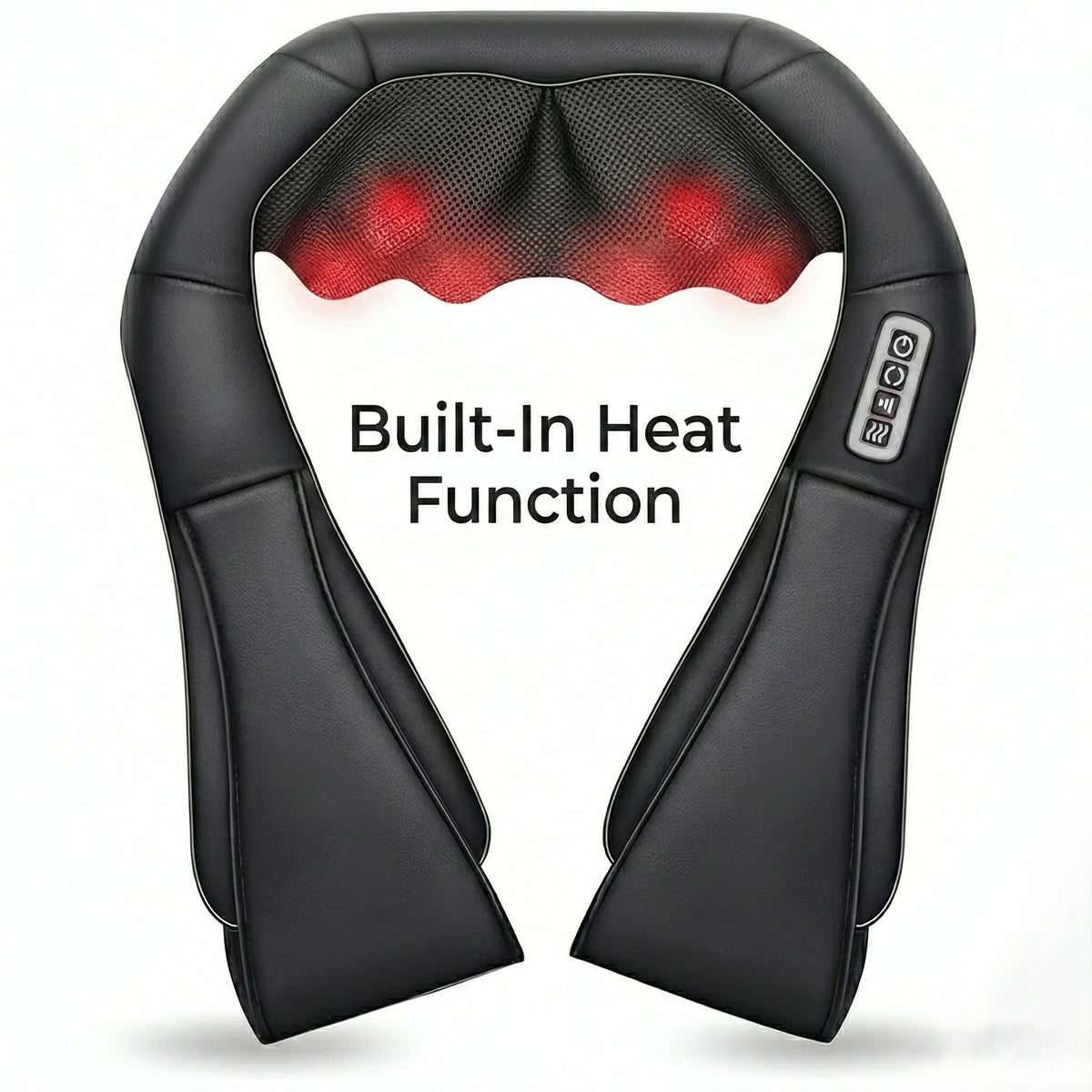 Neck & Back Massager Heated Adjustable Intensity