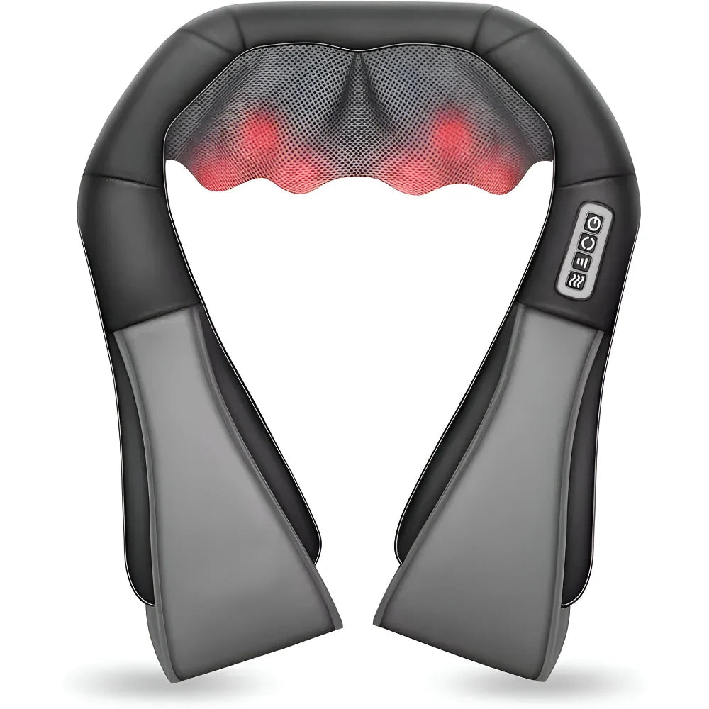 Neck & Back Massager Shiatsu Deep Kneading Heat