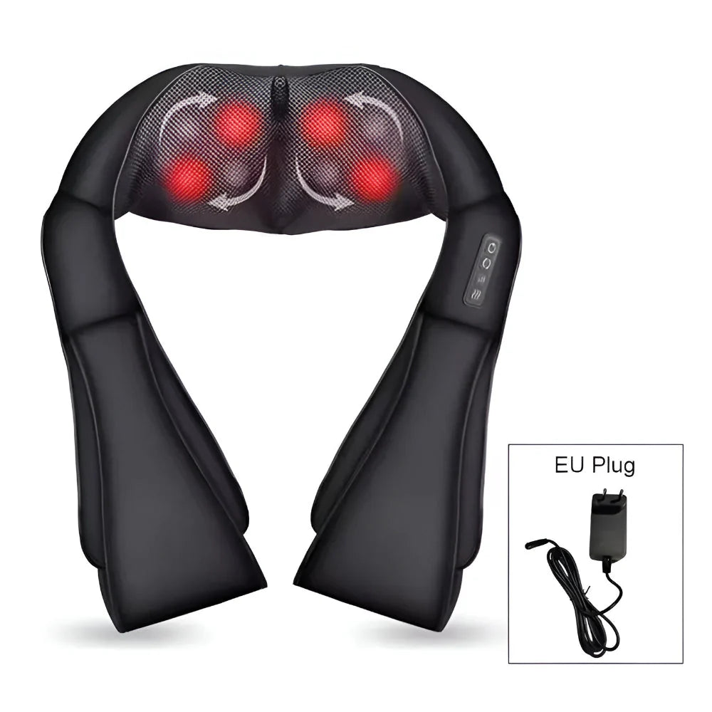 Neck & Back Massager Shiatsu Deep Kneading Heat