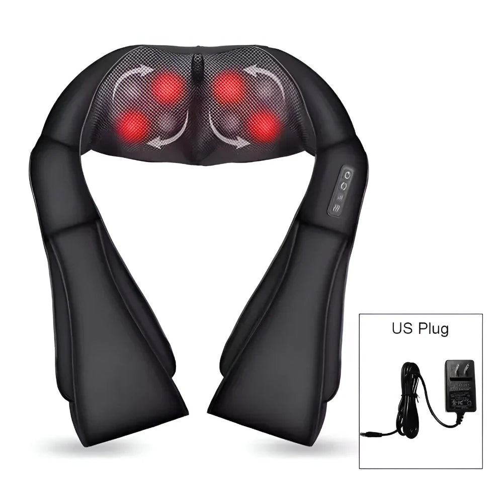 Neck & Back Massager Shiatsu Deep Kneading Heat