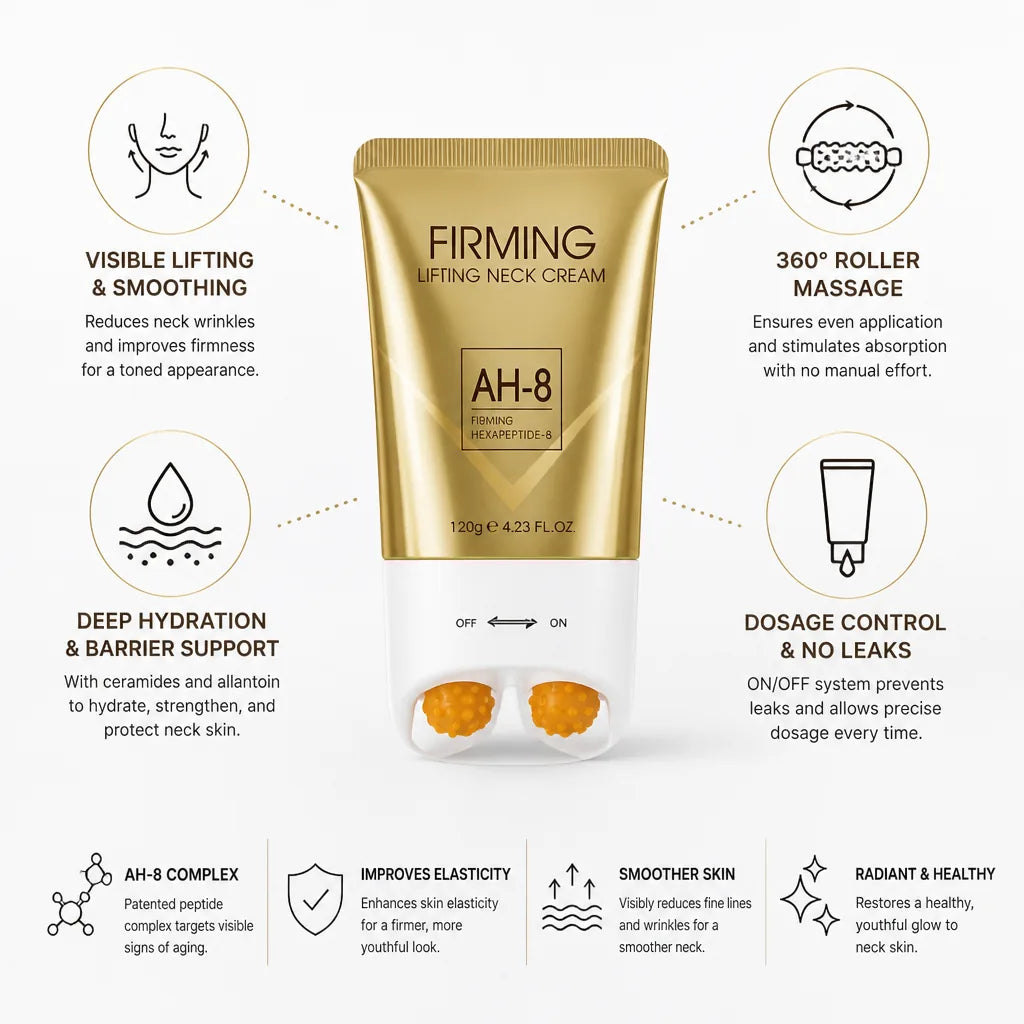 Neck Cream 360 Roller Firming Ceramides & Allantoin